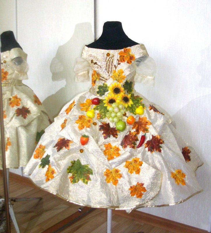 Платье Золотая осень для девочки