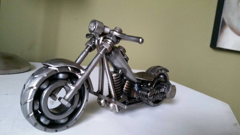 Мотоцикл из сварки