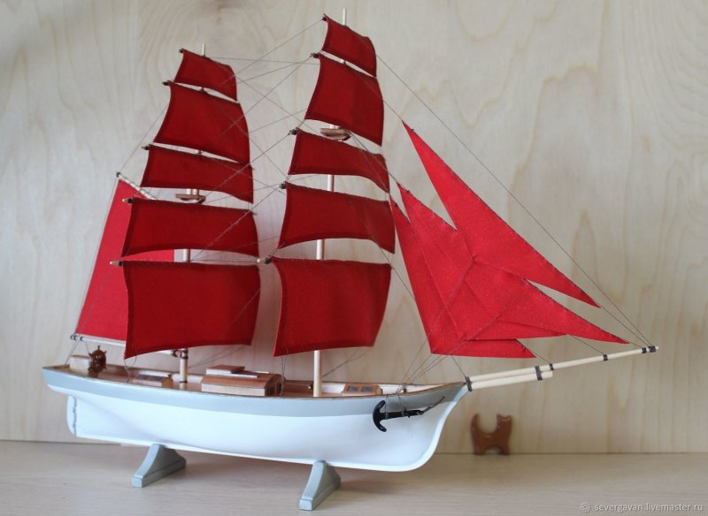 Модель корабля Алые паруса