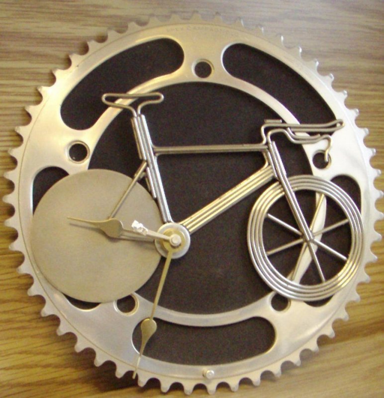 Часы из велосипеда