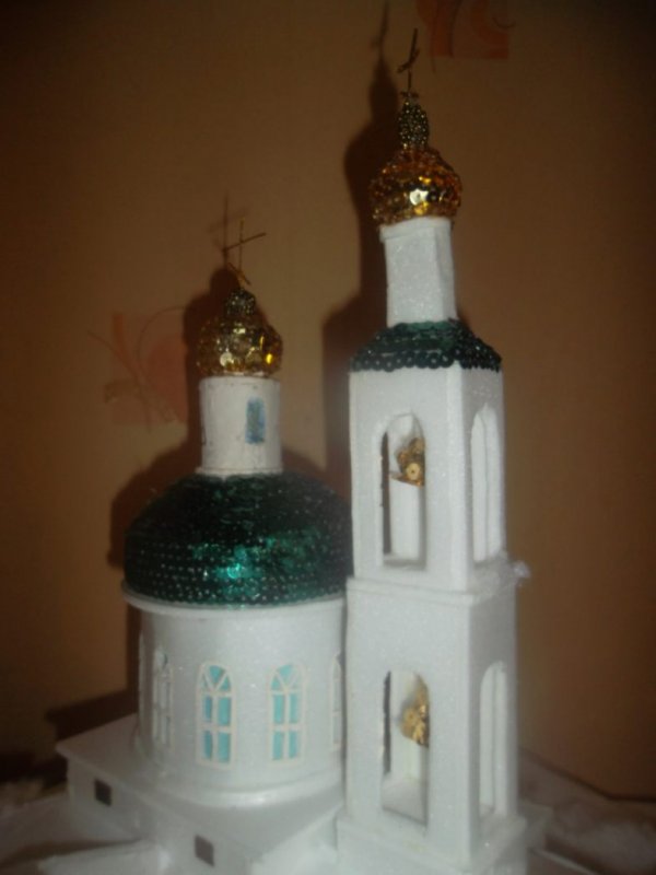 Модули оригами храм Святого Димитрия Донского