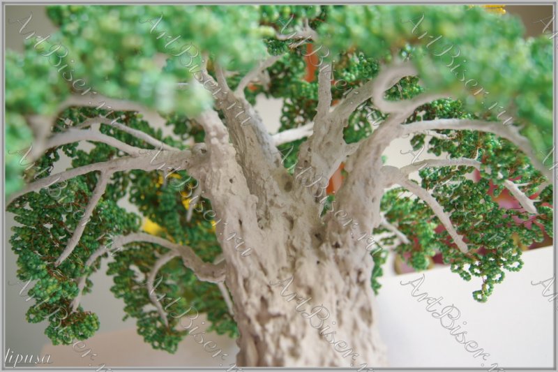Поделка дерево из Лукоморья дуб