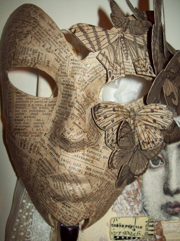 Венецианские маска паперкрафт