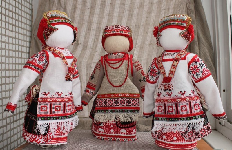 Мордовские Тряпичные куклы
