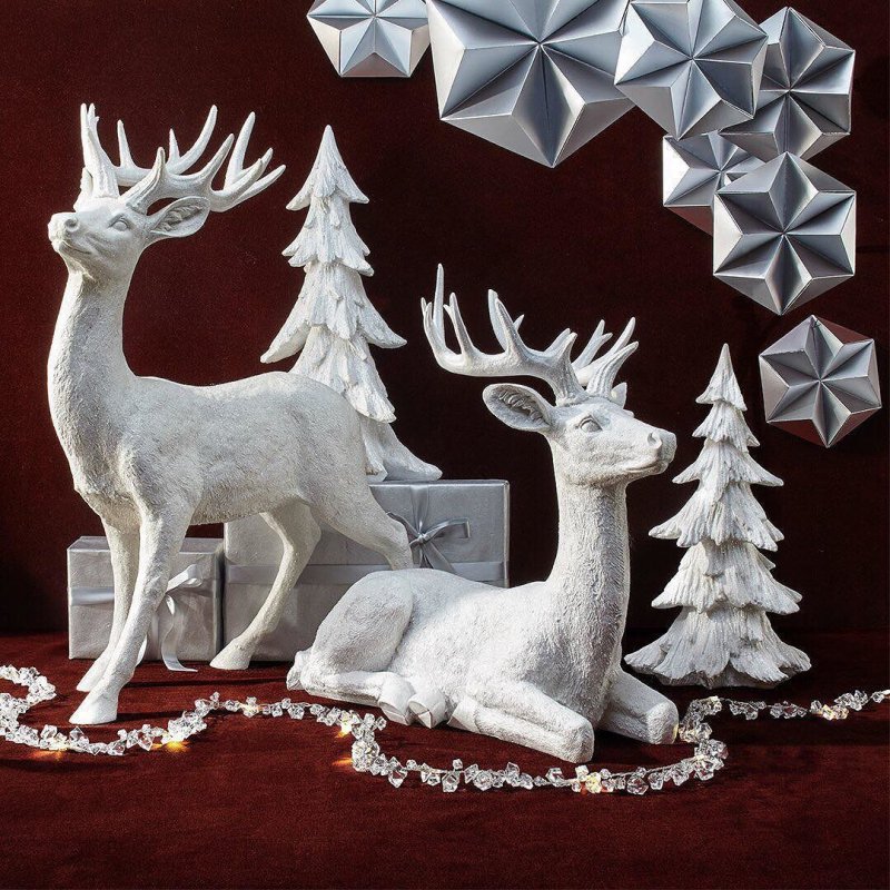 Картонные олени для новогоднего декора