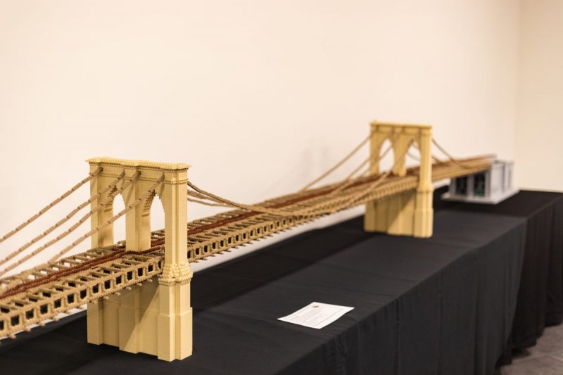 Лего Нью Йорк Бруклинский мост модель