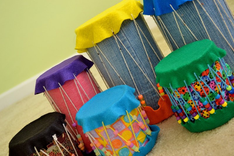 Музыкальные инструменты из подручных материалов для детского сада