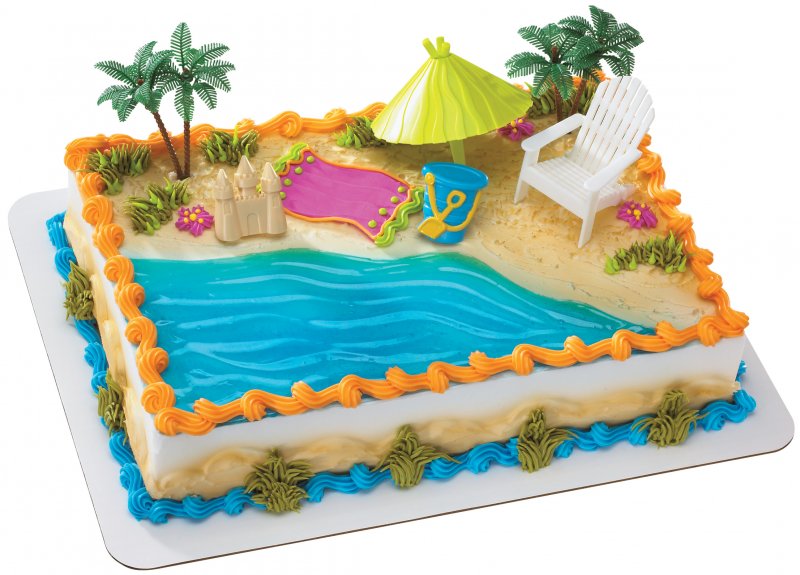 Торт в виде моря