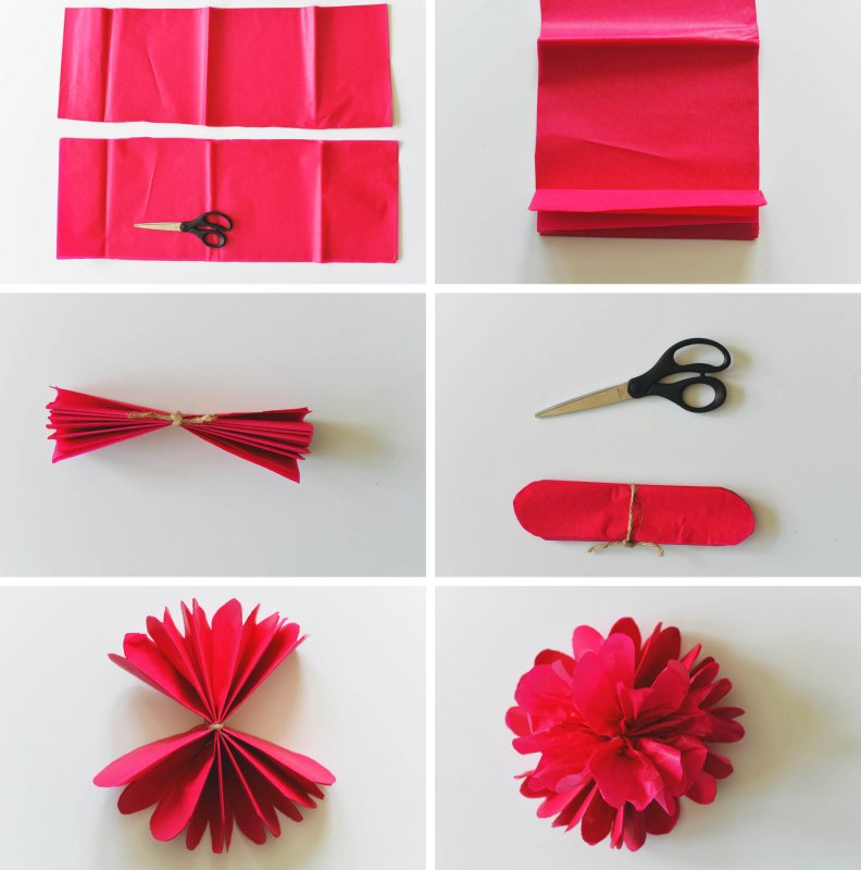 Как сделать цветочек из бумаги