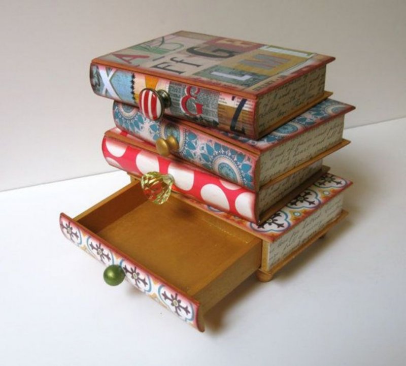 Декоративная коробка для книг