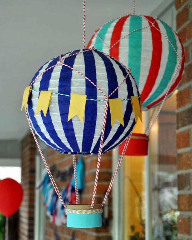 Воздушные шары из пуговиц