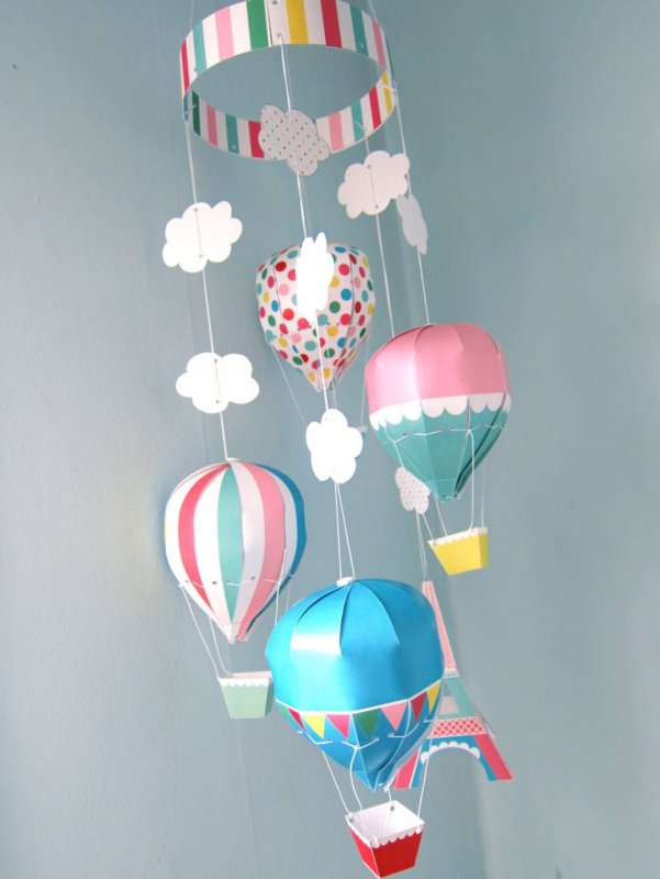 Елочная игрушка воздушный шар