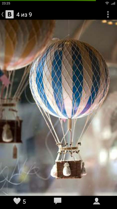 Воздушный шар декор