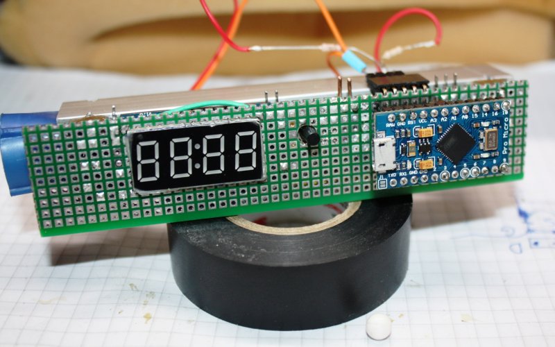 Рамочный хронограф ардуино LCD