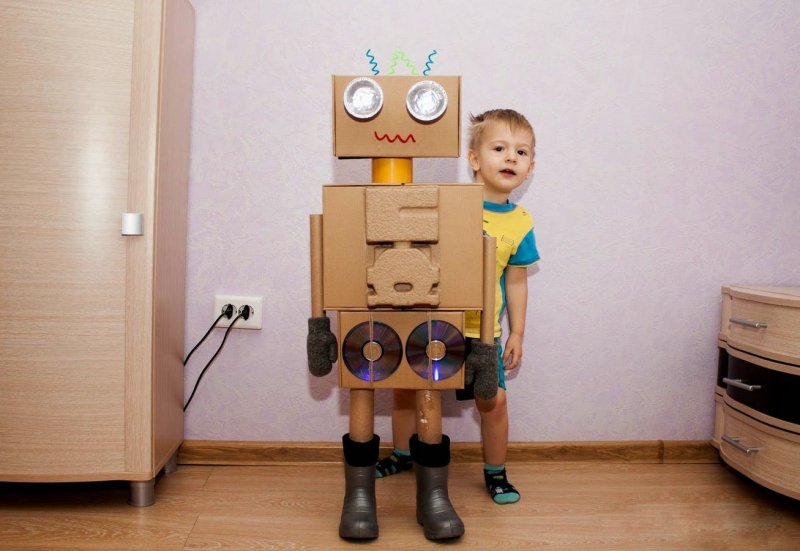 Робот поделка в детский сад