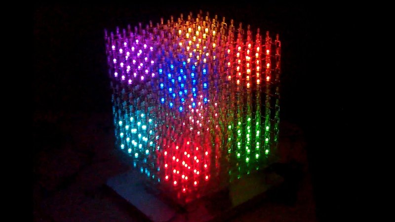 Cube led 10x10x10