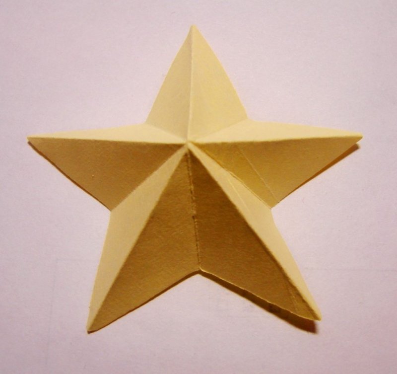 Объемная шестиконечная звезда