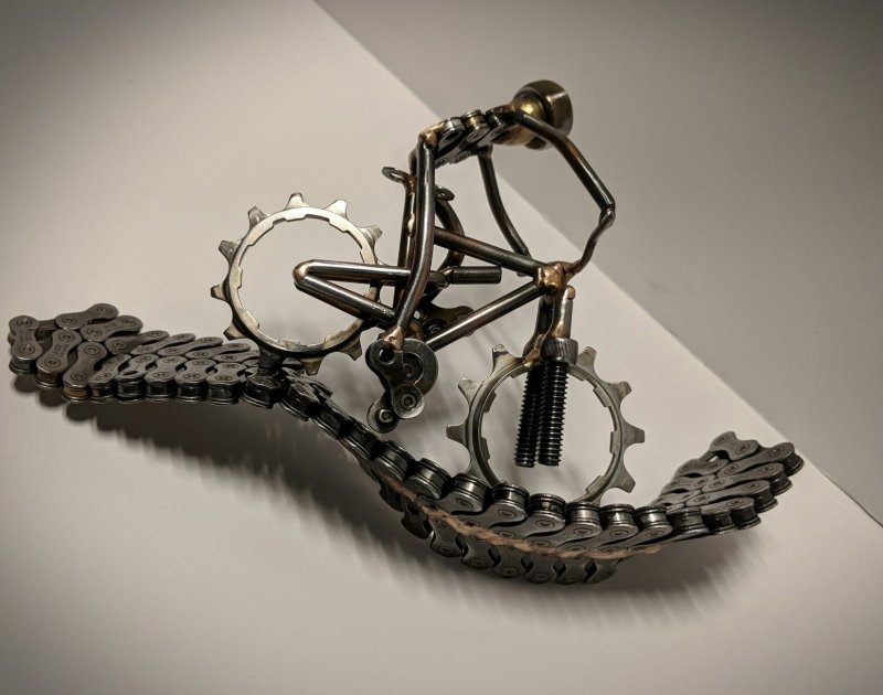 Велосипед из металлолома