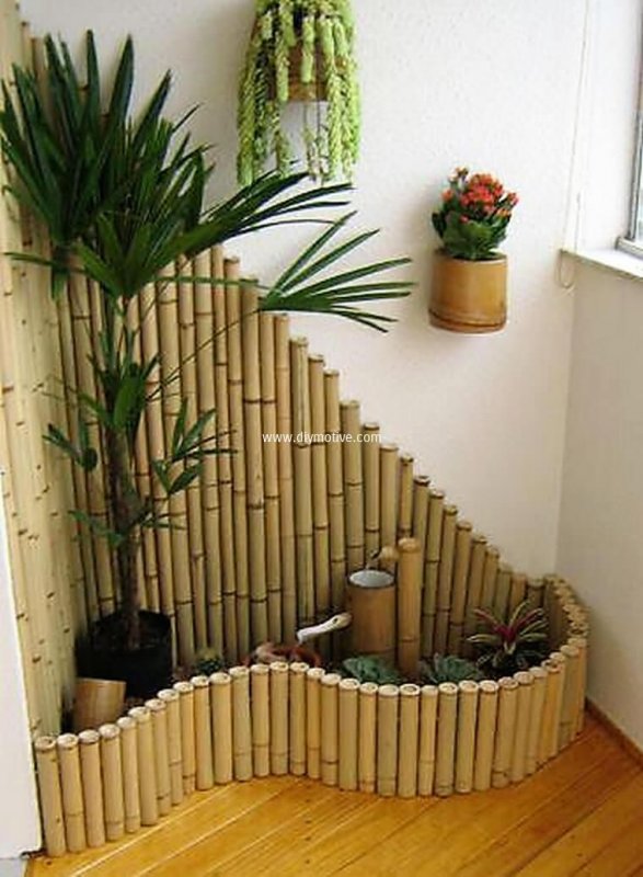 Декор из бамбука для сада