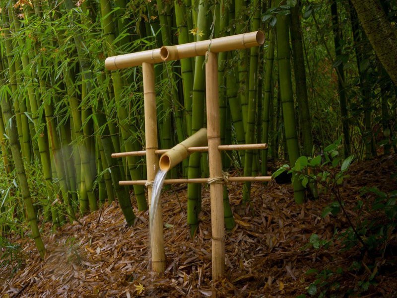 Мебель из бамбука в интерьере