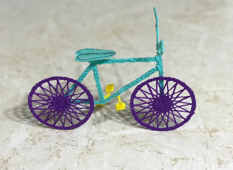 Велосипед из подручных материалов