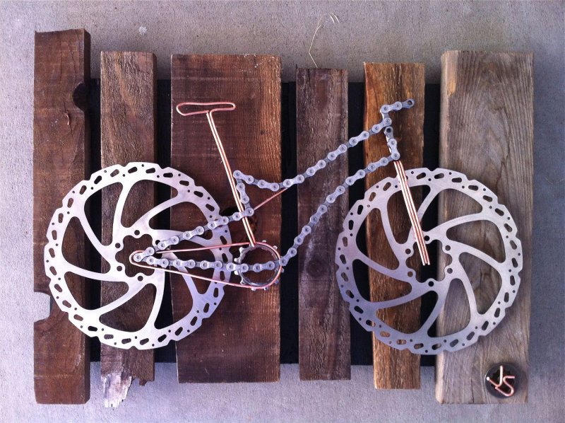 Поделки из велосипедных колес