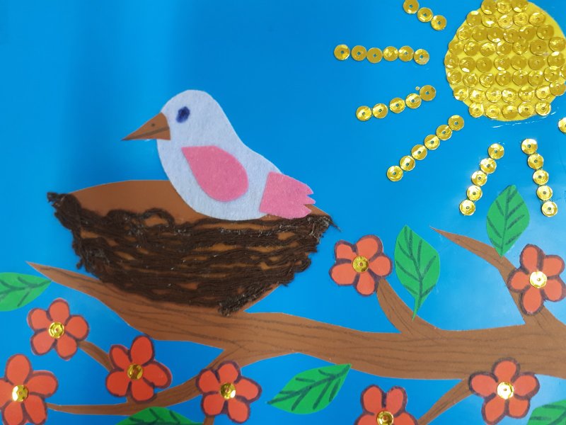 Выставка детских работ птицы