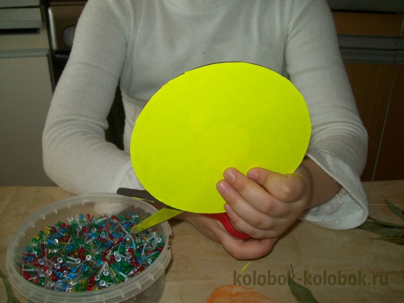 Тарелка из подручных материалов