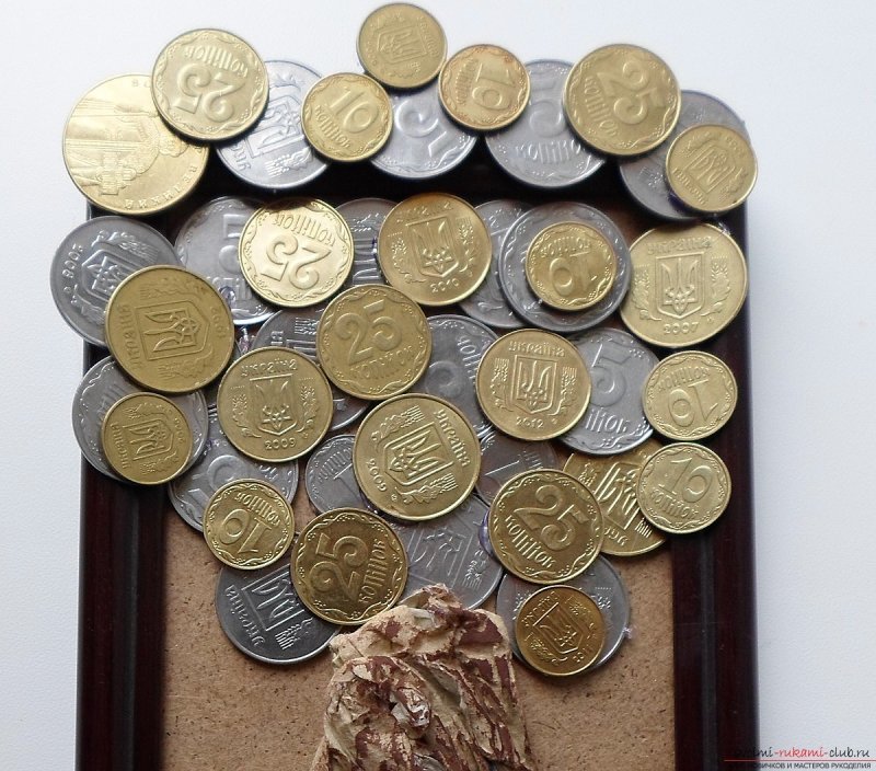 Панно из советских монет