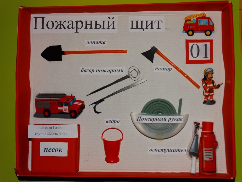Пожарный щит комплектация требования