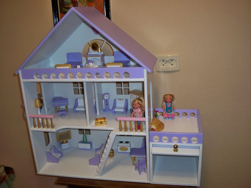 Кукольный домик для мальчиков своими руками