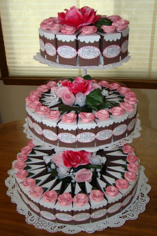 Порционный торт на день рождения