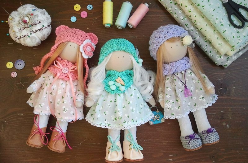 Сшить текстильную куклу