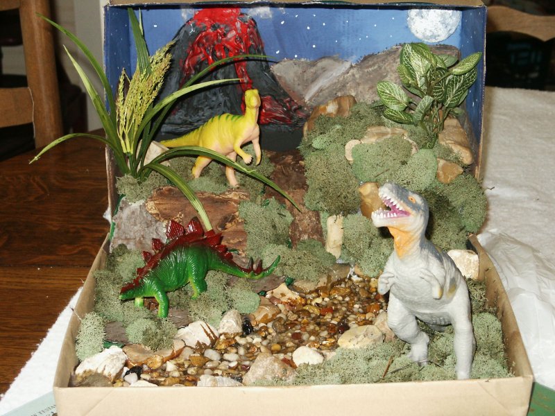Поделка динозавр для детей