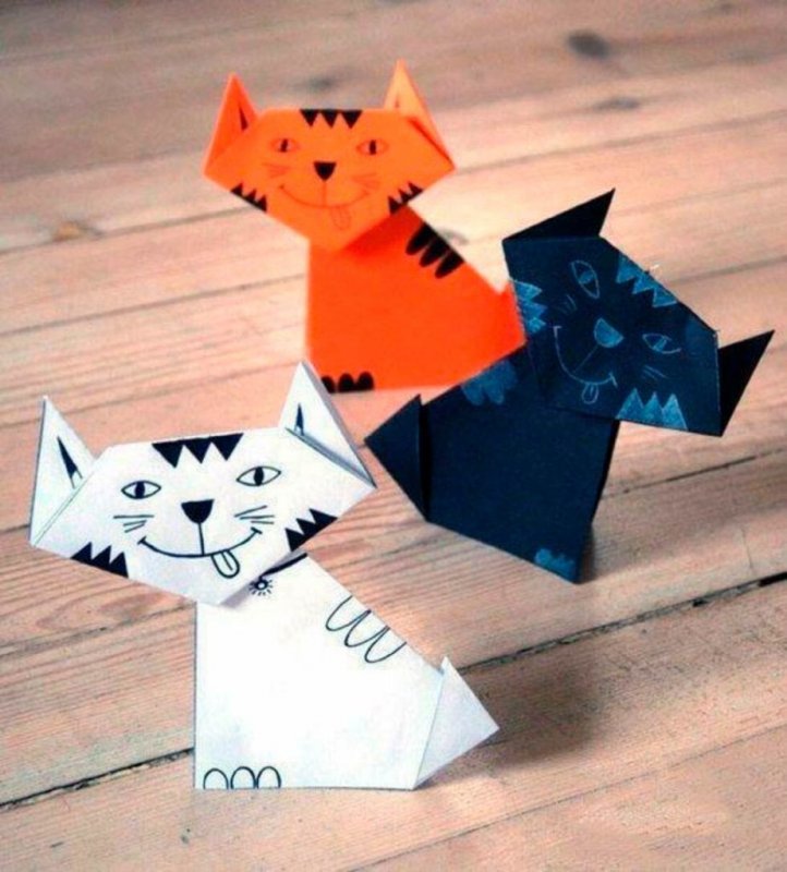 Бумажные игрушки для котят