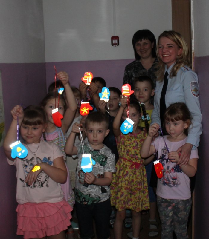 Конкурс светоотражающих элементов в детском саду