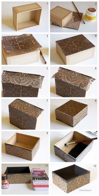 Декор коробки