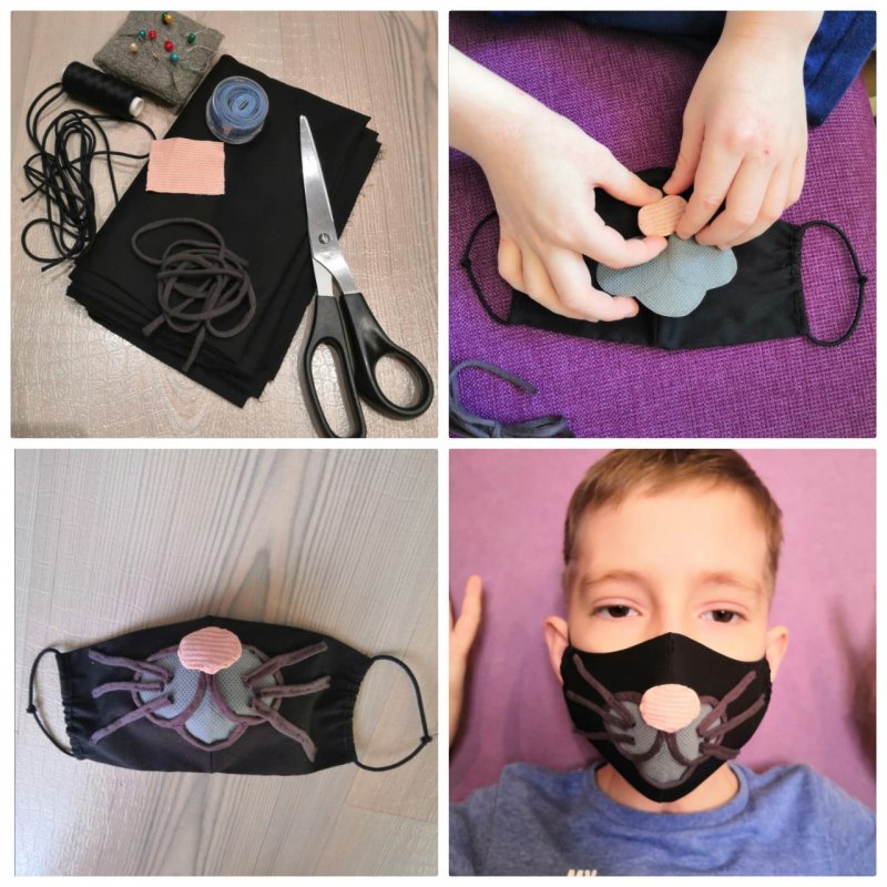 Креативная маска для лица для конкурса