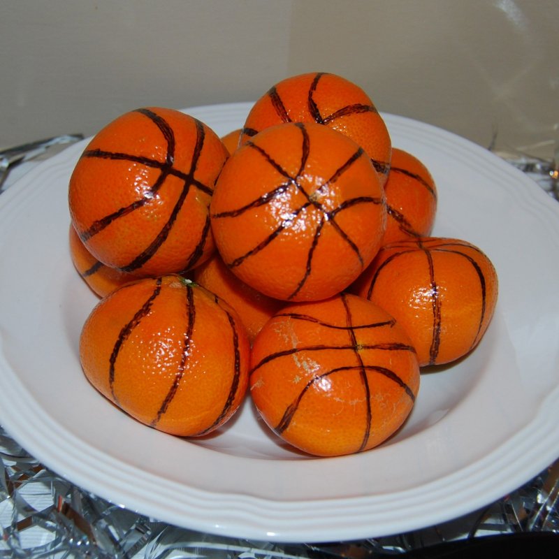 Шоколадный баскетбольный мяч