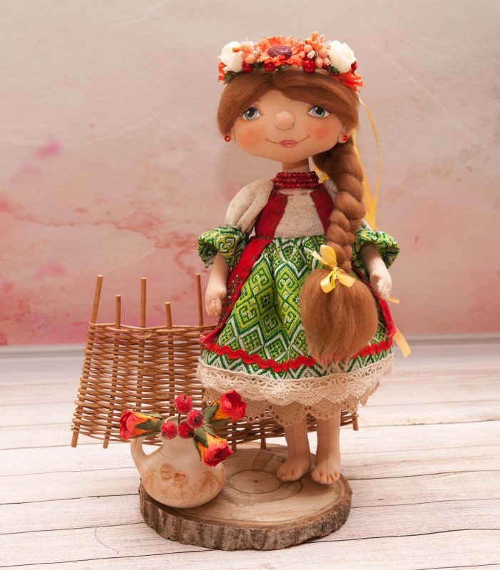 Текстильные куклы в народном стиле