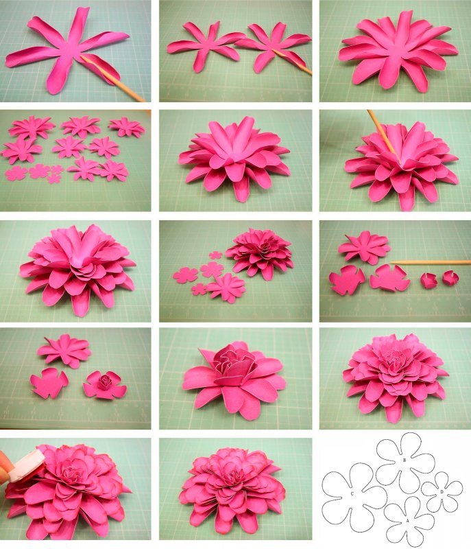 Цветы из гофрированной бумаги гиацинты