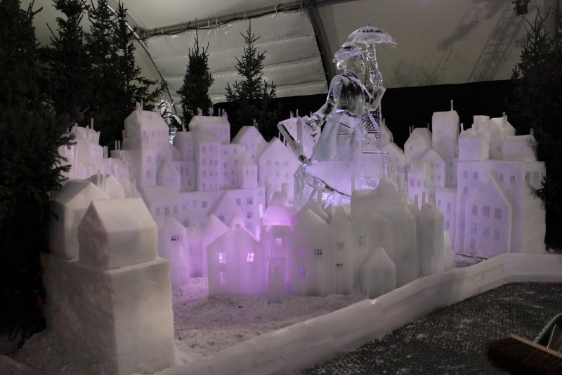 Ледяной дворец декорации