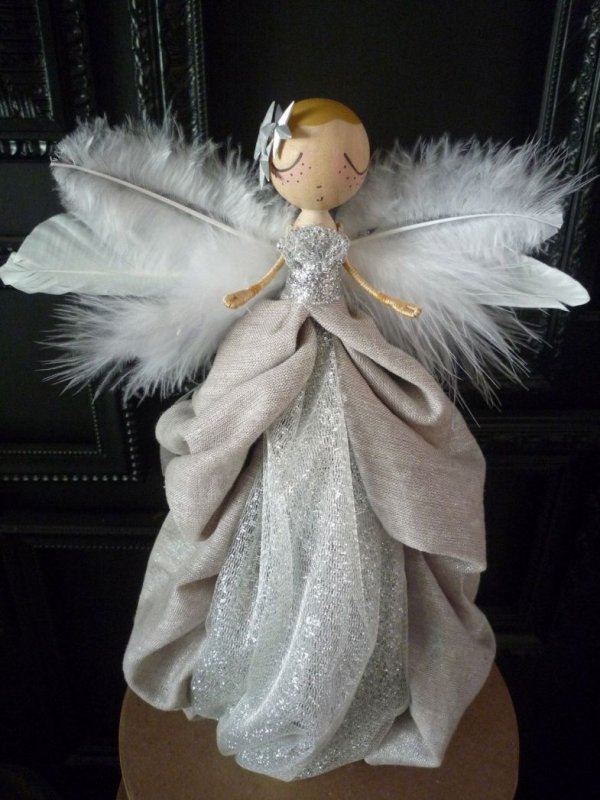 Кукла ангел новогодний