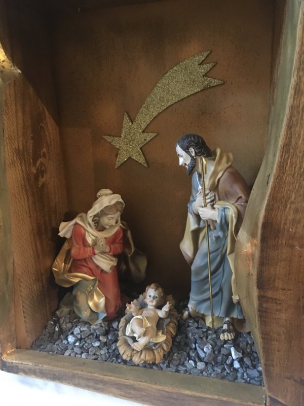 Католическое Рождество вертеп диорама