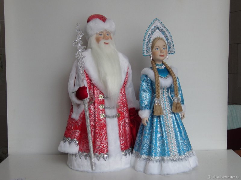Куклы Снегурочка и дед Мороз фабрика Весна