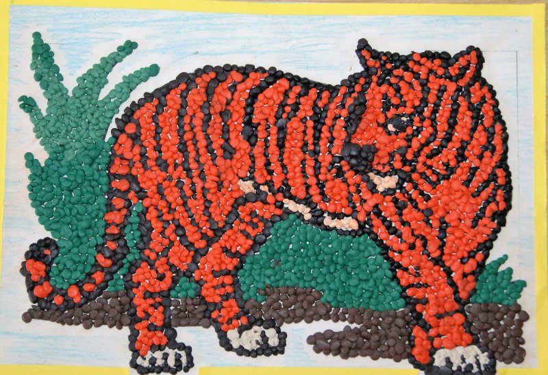 Скульптура тигра пинтерес