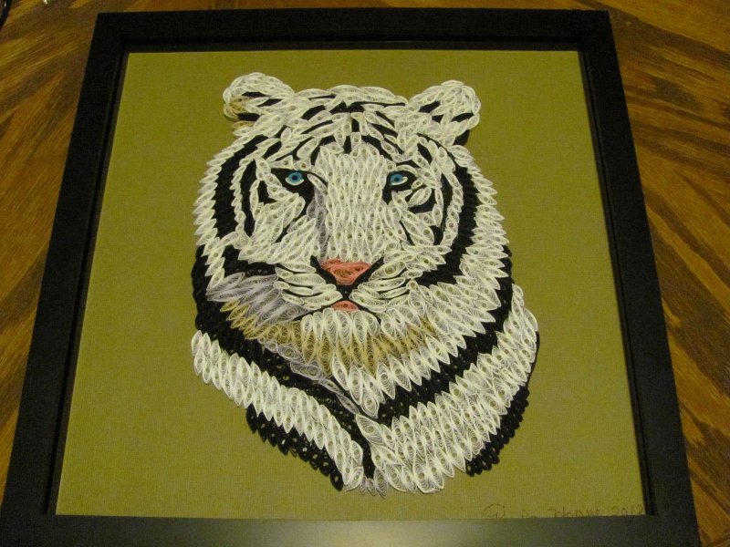 Тигр голова тигра паперкрафт