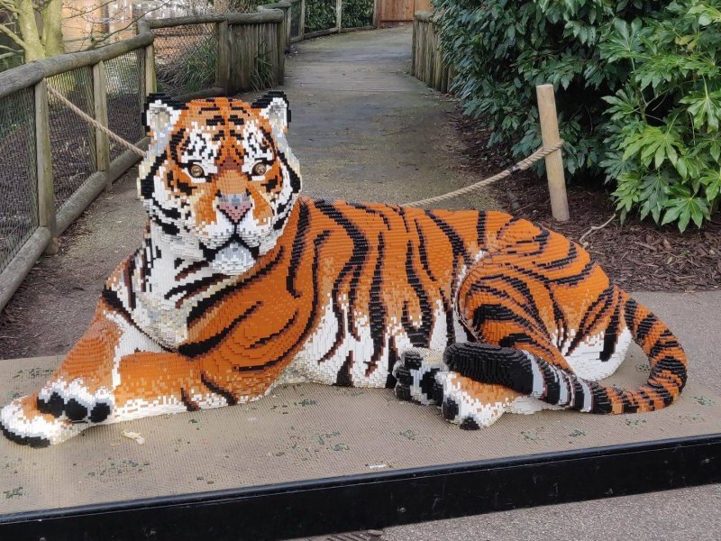 Объемный тигр большой