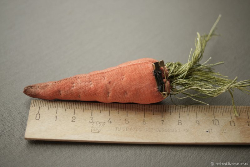 Текстильная морковка