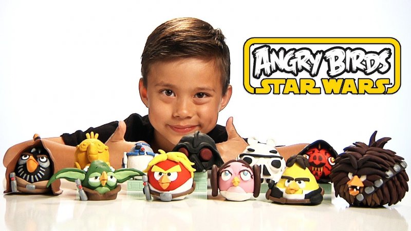 Angry Birds Star Wars 2 из пластилина